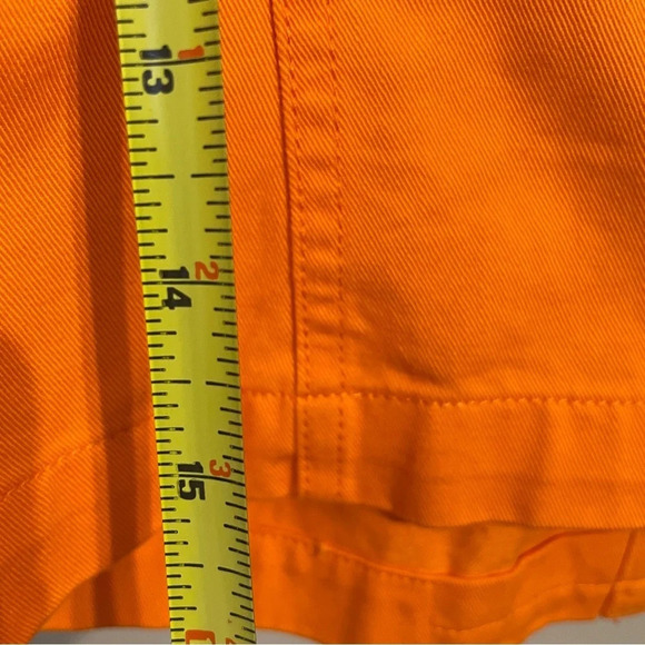 Crop orange blazer jacket coat womens spring Small Broncos OSU Teens - Picture 3 of 4